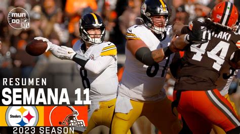 Pittsburgh Steelers vs. Cleveland Browns | Semana 11 NFL 2023 | NFL ...