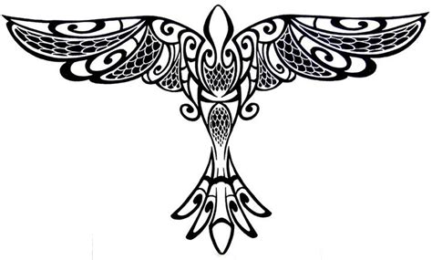 Tribal Bird Tattoo by ~HawaiianDragon...Cute without the scales Tribal ...