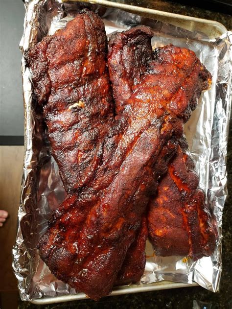 Memphis style dry ribs : BBQ