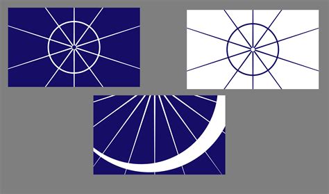 I made the flag of the North Pole, South Pole, and the Equator : r ...