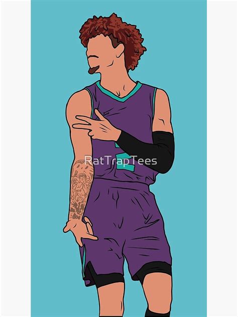 "LaMelo Ball 3 Point Celebration" Poster for Sale by RatTrapTees ...