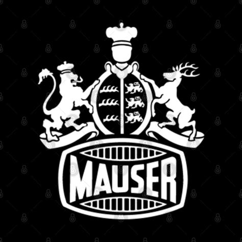 MAUSER LOGO - WHITE - Mauser - Mug | TeePublic