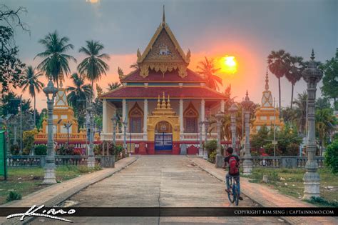 Sunset Cambodia Temple Battambang | HDR Photography by Captain Kimo