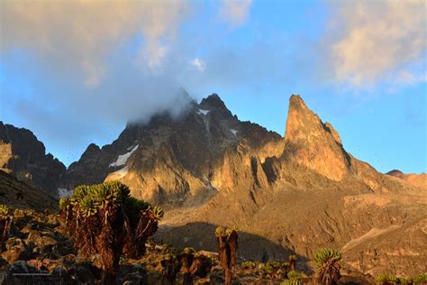 Climbing Mt. Kenya main peaks on a sunny morning, just after sunrise. | Mount kenya, Kenya ...