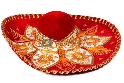 Royalty Free Image | Red sombrero isolated by dimol