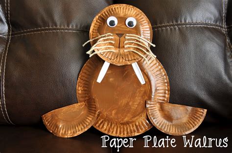 Paper Plate Walrus