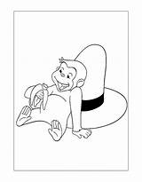 Curious George Coloring Pages Free Printable PDF sketch template