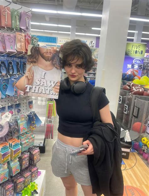 Woman with Headphones in Store