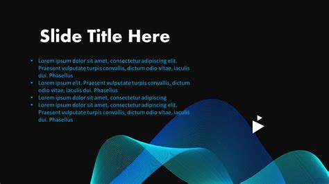 Cool Dark Waves Google Slides Themes and PowerPoint Template : MyFreeSlides