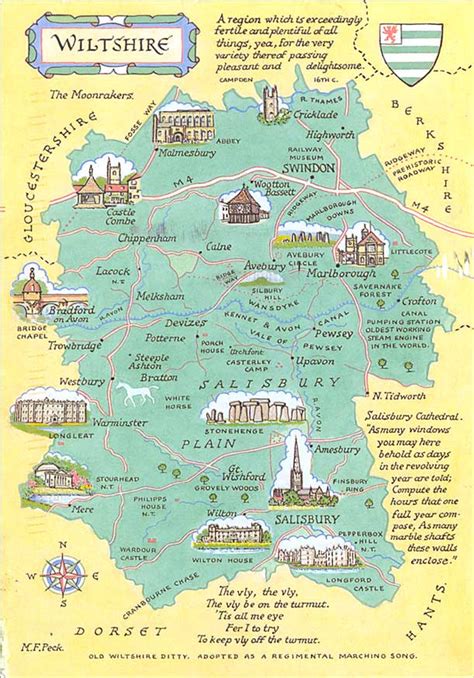 POSTCARDY: the postcard explorer: Map: Wiltshire