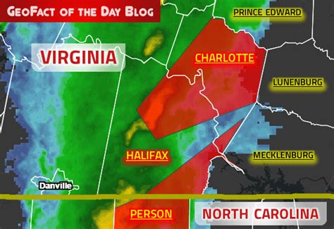 GeoFact of the Day: 10/31/2019 Virginia Tornado Warning 2