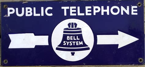 Bell System Telephone Sign | Collectors Weekly