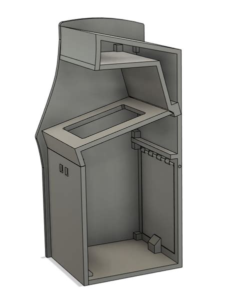 6" Galaxian Arcade Cabinet by Max Sterling | Download free STL model | Printables.com