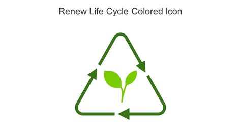 Renew Life Cycle Colored Icon In Powerpoint Pptx Png And Editable Eps ...