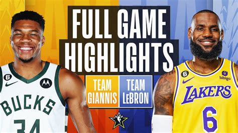 #TEAMGIANNIS vs #TEAMLEBRON | FULL GAME HIGHLIGHTS | 2023 #NBAALLSTAR ...