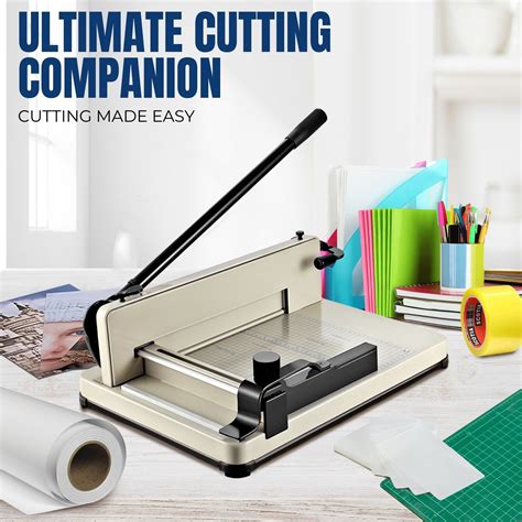 17" Professional Heavy Duty Industrial Guillotine Paper Cutter Trimmer ...