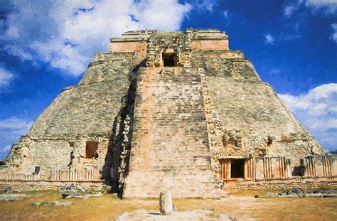 Uxmal Mayan Ruins Digital Art by Roy Pedersen | Fine Art America