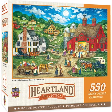 MasterPieces | Heartland - Friday Night Hoe Down 550 Piece Puzzle ...