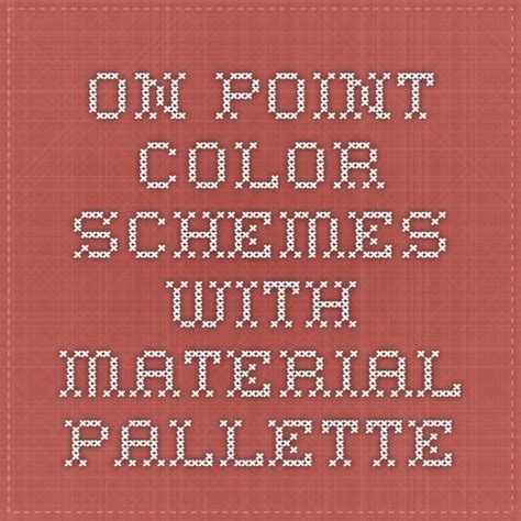 Material Palette - Material Design Color Palette Generator