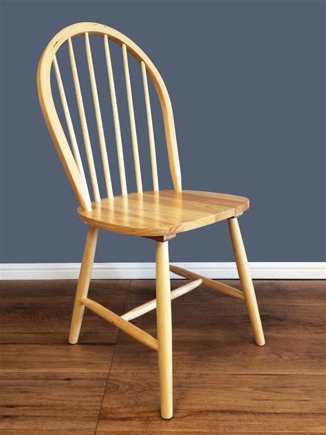 Modern Windsor Chair Wooden Contemporary Dining chair Set Of 2 | eBay