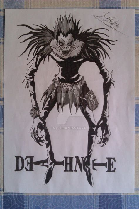 My drawings: Death Note, shinigami Ryuk by Yonato on DeviantArt