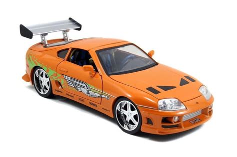 Fast & Furious: Brian's Toyota Supra (Orange) 1/18 Scale - Walmart.com