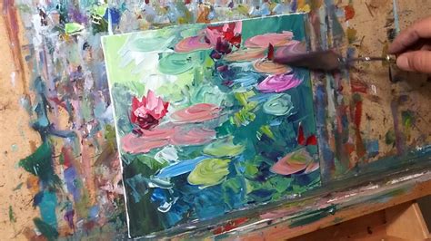 Impressionist Oil Painting Demo Tutorial of Waterlilies... | Doovi