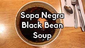 Costa Rican Black Bean Soup Recipe: Sopa Negra