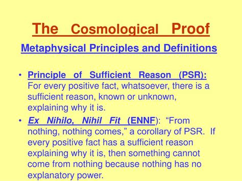 PPT - The Cosmological Proof PowerPoint Presentation, free download ...