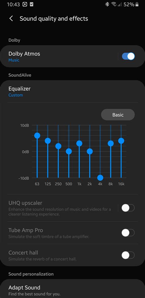 compression reaction Rudely dolby equalizer settings Definitive ...