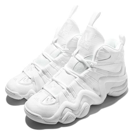 adidas Crazy 8 VIII Kobe Bryant KB8 Triple White Mens Basketball Shoes ...