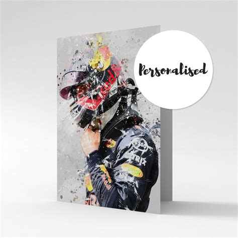 Max Verstappen Birthday Card - Etsy Finland