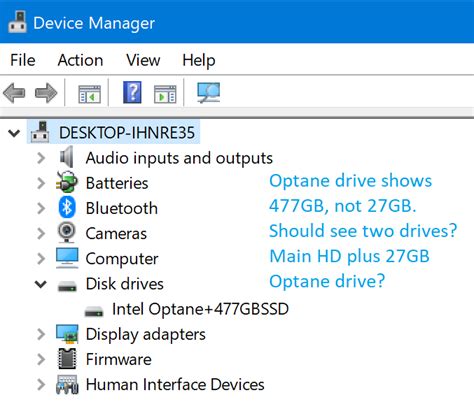 Intel Optane Memory installation problems. Drivers again. Solved ...