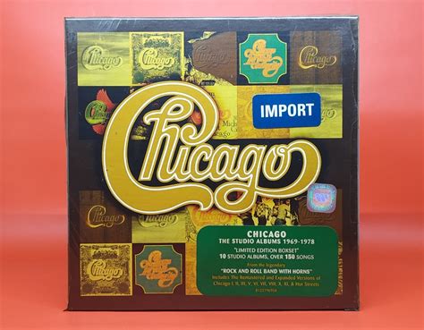 CD BOX SET CHICAGO - THE STUDIO ALBUMS 1969-1987 LIMITED EDITION IMPORT - GUDANG MUSIK SHOP