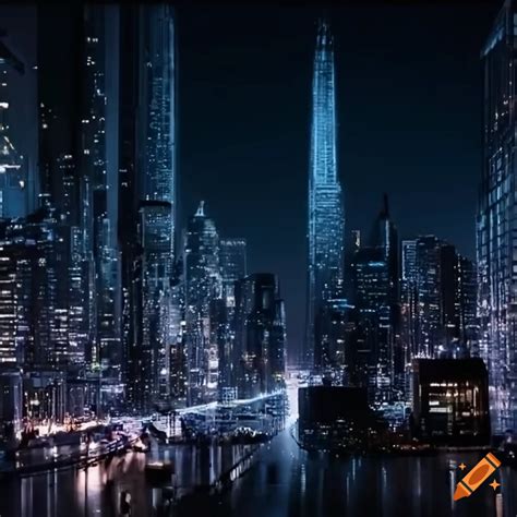 Scifi city night 1080p hidef