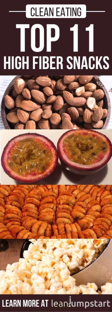 11 High-fiber snacks: yummy ideas with filling roughage foods