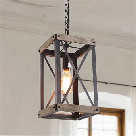 Fantastic Rustic Pendant Lighting Kitchen Island With Built In Mini ...