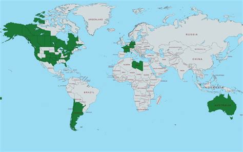 MapChart Map Names - PICA Corp | Pipeline Inspection And Condition Analysis NDT