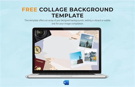 Collage Background Template in Word - Download | Template.net