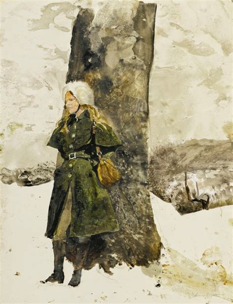 Art Collector: Andrew Wyeth - IN THE ORCHARD (HELGA IN ORCHARD)