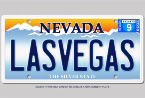 create 2pcs Novelty Customized Nevada License Plate with your name/ com