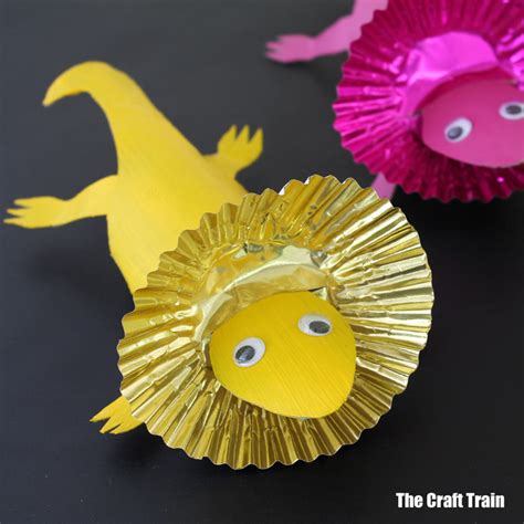 frilled neck lizard craft - The Craft Train