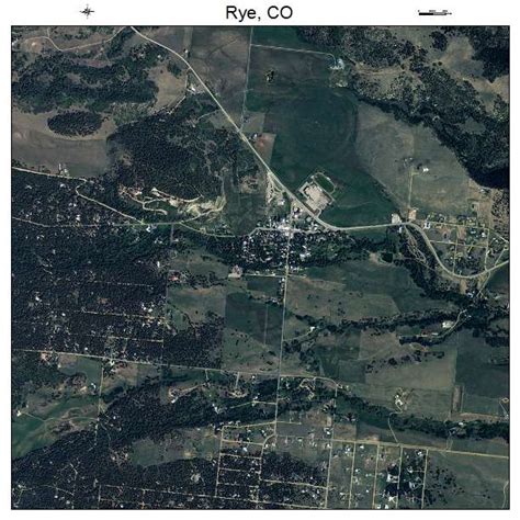 Aerial Photography Map of Rye, CO Colorado