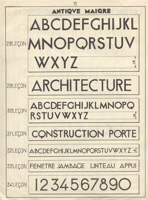 1944lettre p12 | Architectural lettering, Cool lettering, Typographic poster