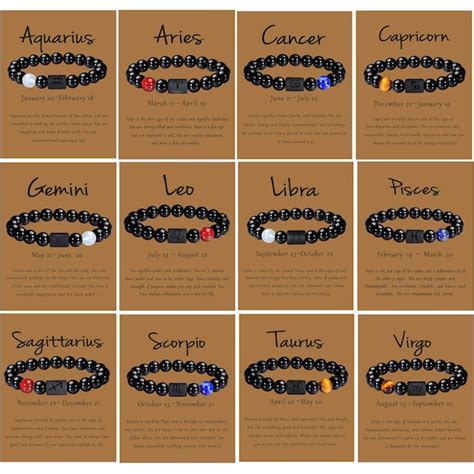 Zodiac Bracelets - Etsy