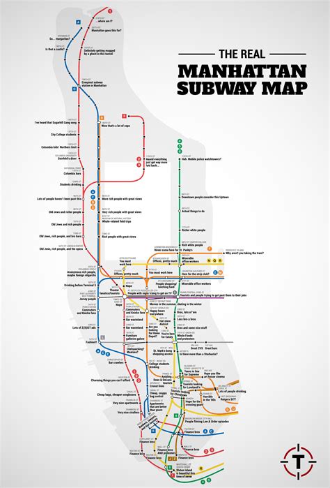 Judgmental NYC Map http://www.thrillist.com/entertainment/new-york ...