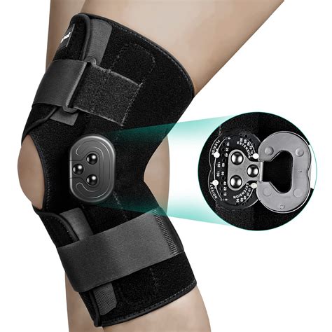 Buy NEENCA Hinged Knee Brace, Adjustable Knee Support Immobilizer with ...