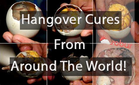 8 Hangover Cures From The Furthest Corners Of The World