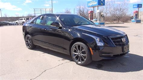 2017 CADILLAC ATS SEDAN AWD "CARBON BLACK PACKAGE" - BLACK RAVEN - YouTube