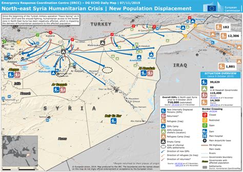 North-east Syria Humanitarian Crisis | New Population Displacement - DG ...